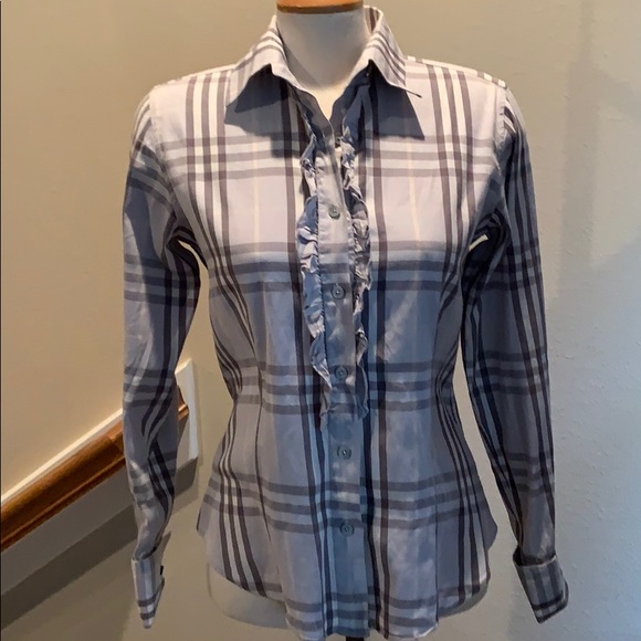 Burberry Nova Check Button Shirt Sz S - Picture 3 of 16